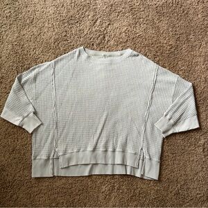 Women’s American Eagle Big Hug Waffle Sweatshirt Size XL